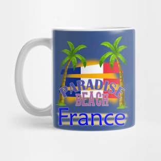 Paradise Beach France Vacation Holidays Mug